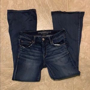 American Eagle Bootcut Dark Jeans